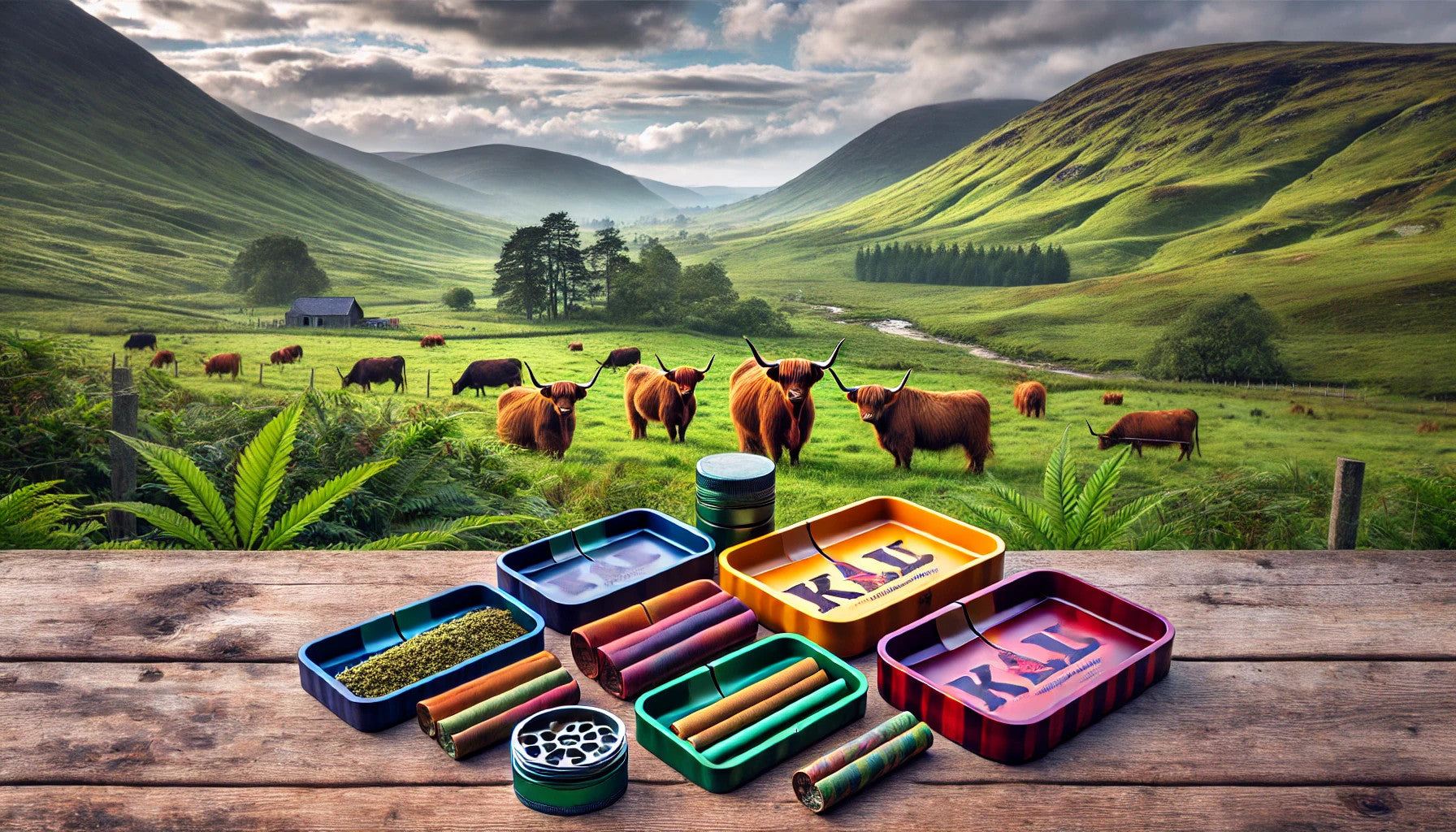 Rolling Trays - Small