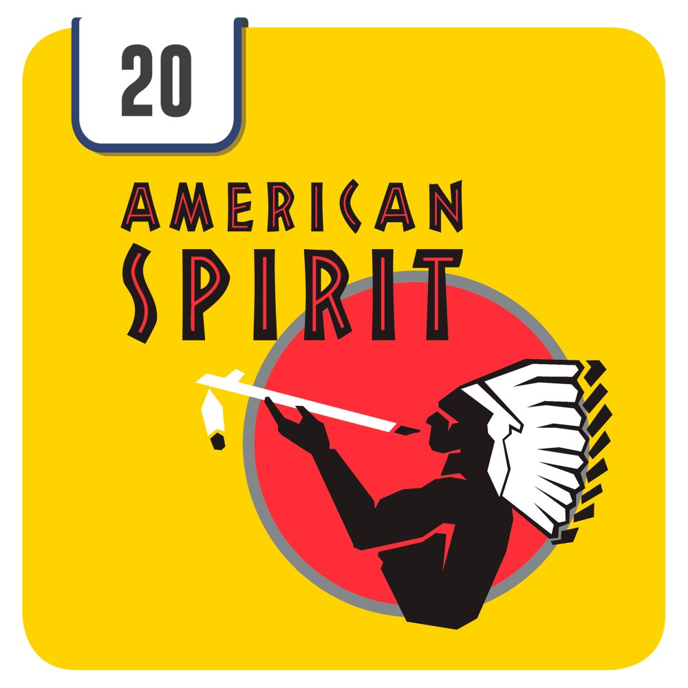 Tobacco Cigarette - American Spirit - Yellow 20 Pack