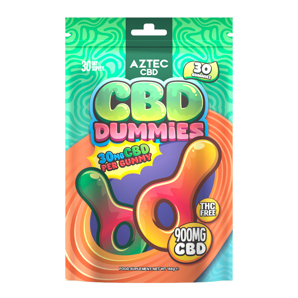 Aztec CBD 900mg Gummies - 150g - Dummies