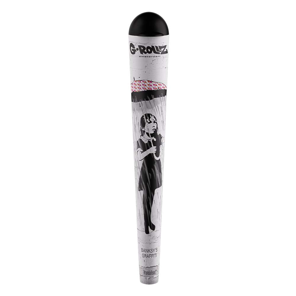 G-Tube Banksy's Graffiti - Umbrella Girl