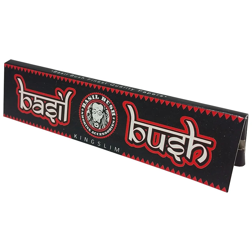 Basil Bush Rolling Papers Kingsize Slim - 50 Pack