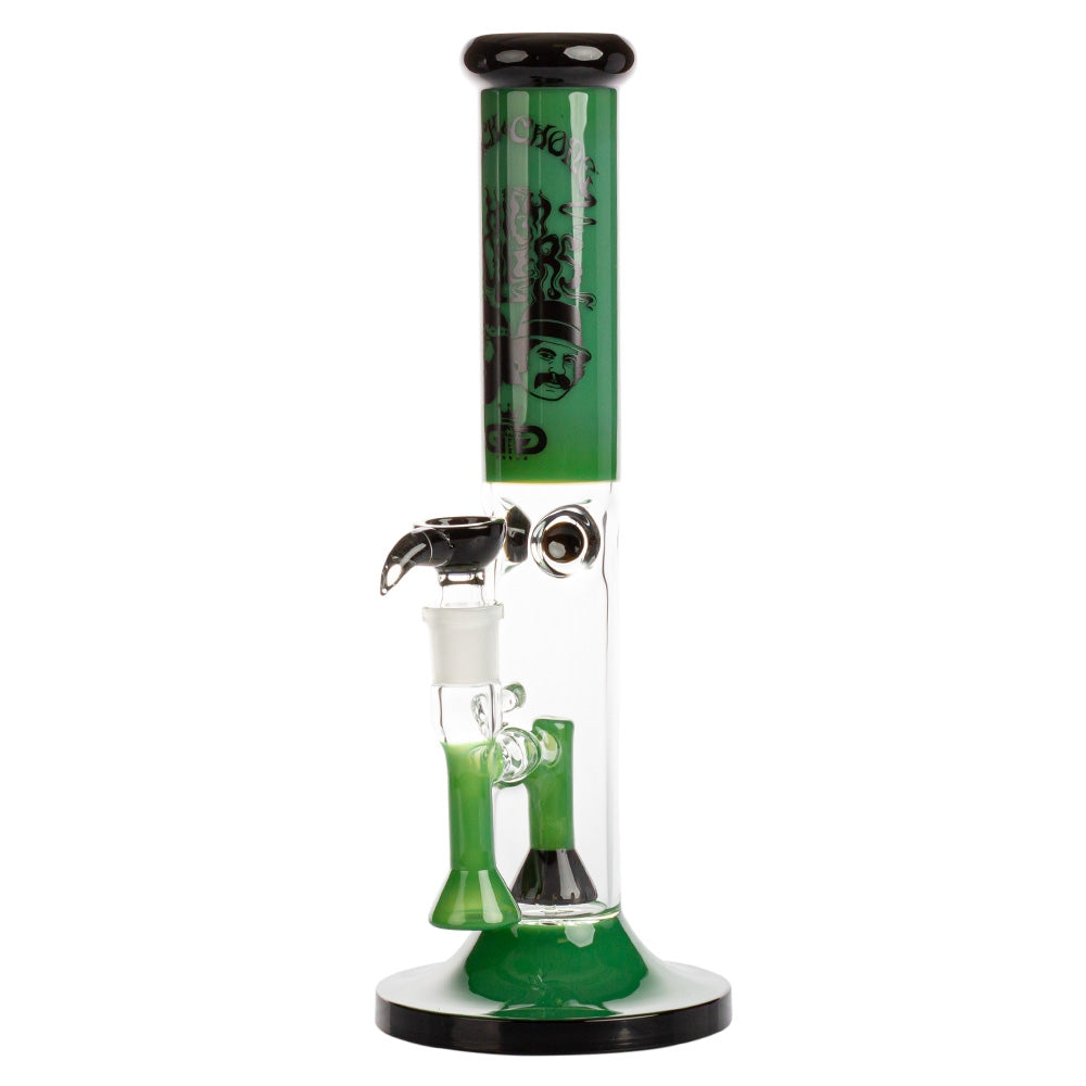 Grace Glass Cheech & Chong High Rollers - Straight Bong Green H:36cm - :50mm - SG:18.8m