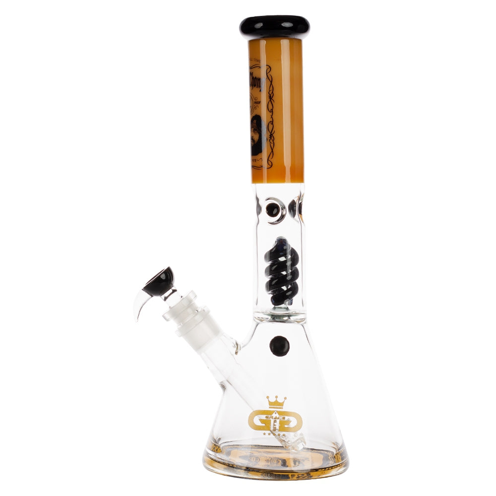 Grace Glass Cheech & Chong - Spiral Percolator Beaker Yellow H:42cm - :50mm - SG:29.2mm