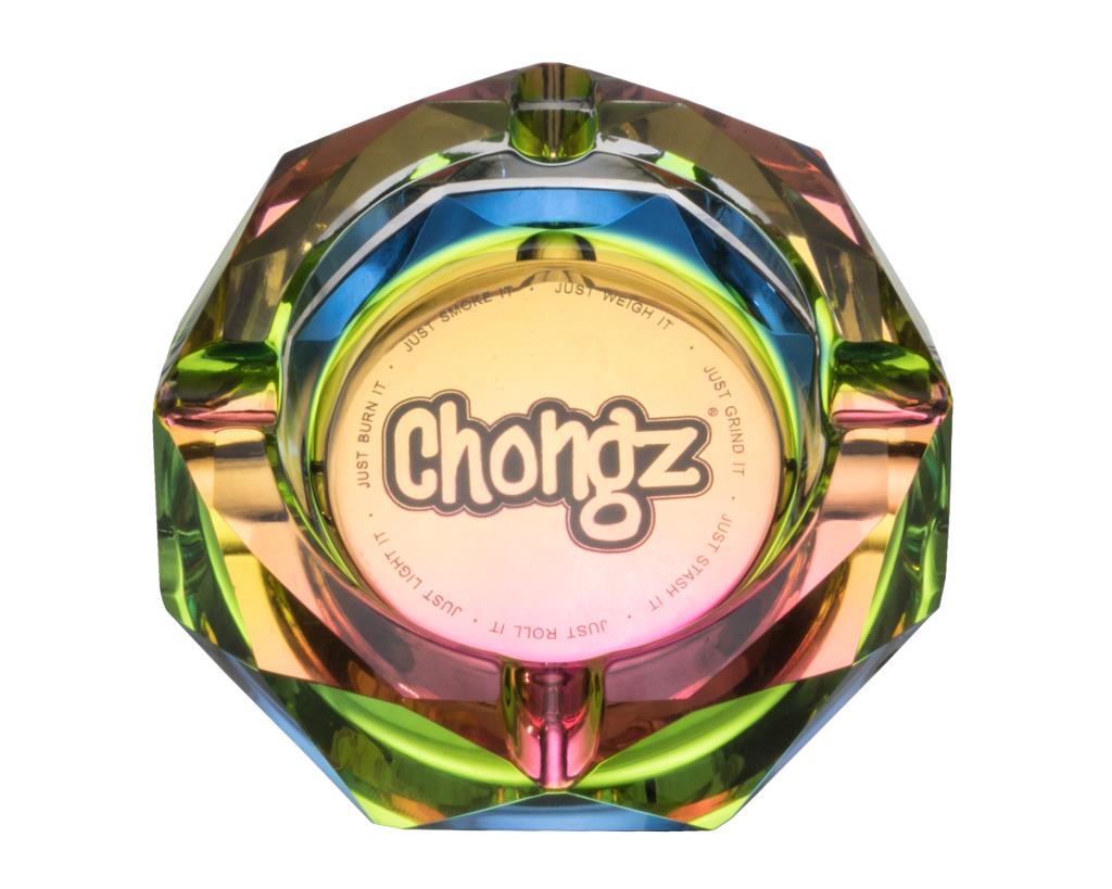 CHONGZ Cut Glass Rainbow Ashtray