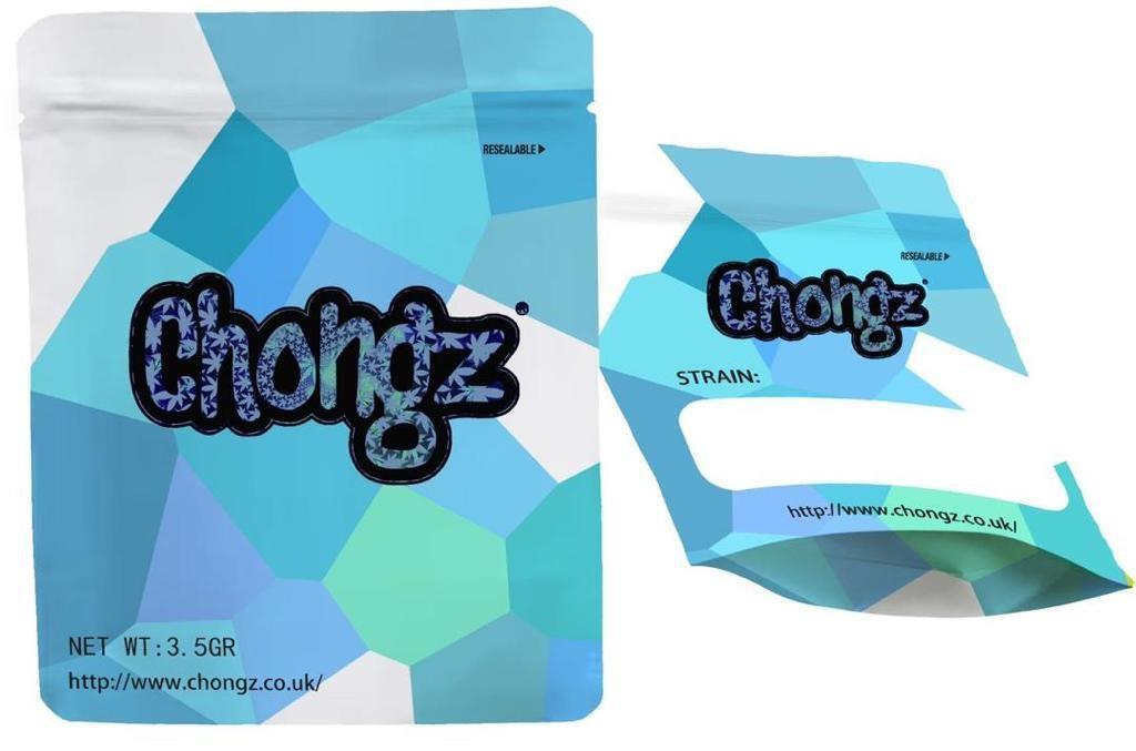 Chongz Blue Mylar Bag