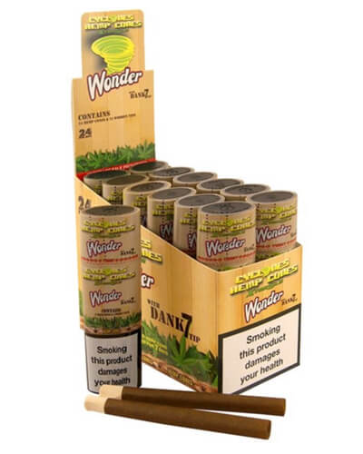 Cyclone - Hemp Cones + Dank 7 Tip (12x2) Wonderberry BOX