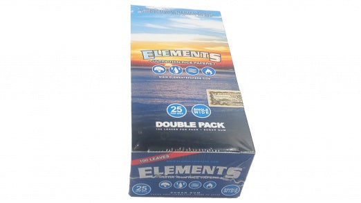 ELEMENTS BLUE Single Wide Rolling Papers Double Window S/W D/W Single Pack