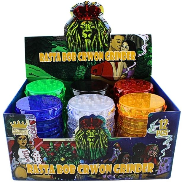 Rasta Bob Crown 3-Part Plastic -
