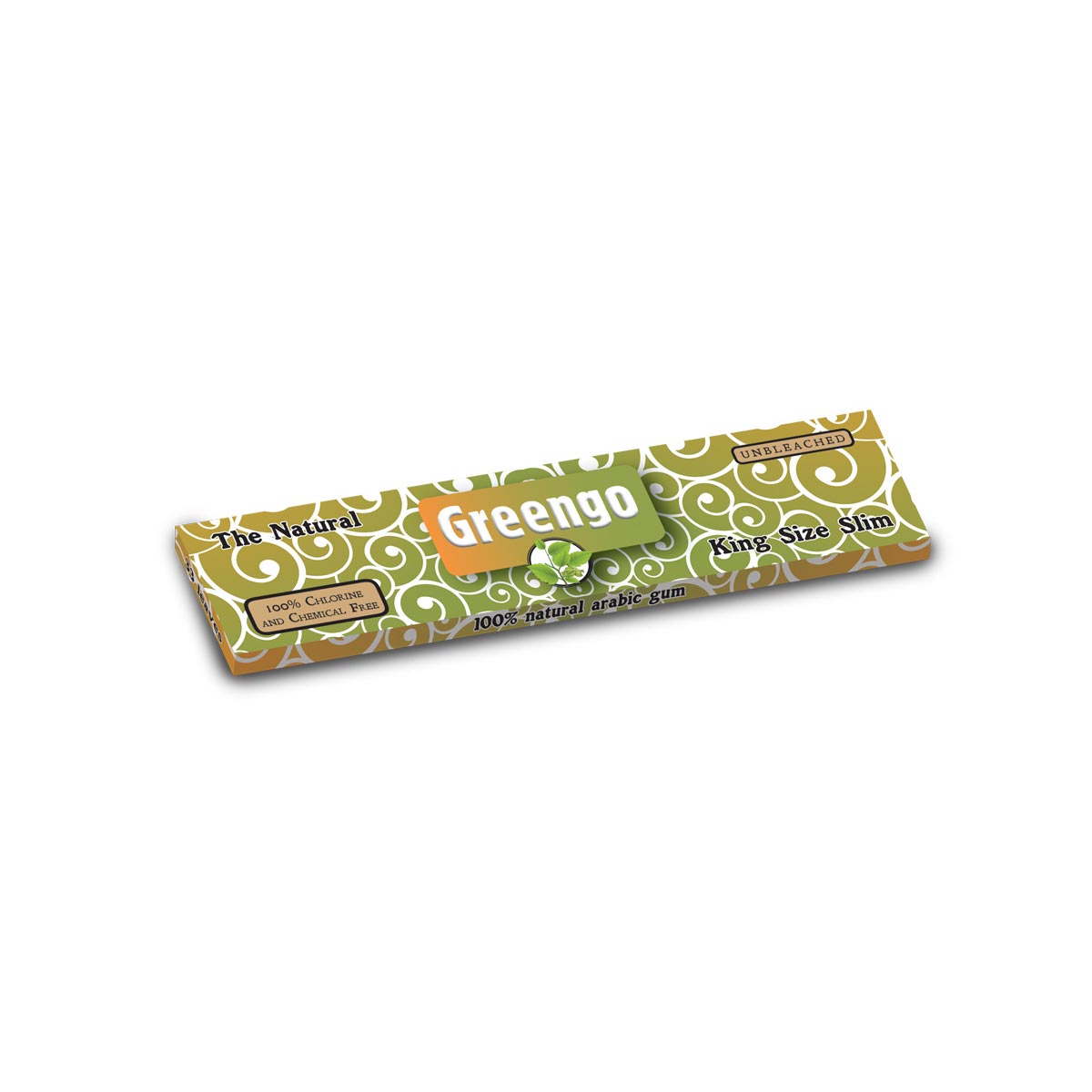 Greengo King Size Slim The Natural Unbleached Papers Single Pack