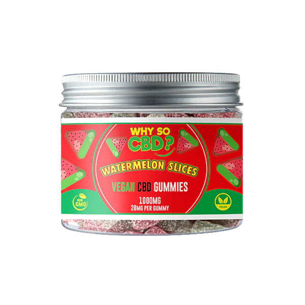 Gummies 1000mg - Watermelon
Slices