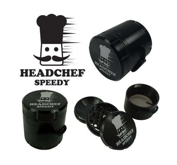 Headchef SPEEDY 50mm 4 Part - BLACK