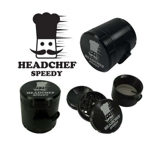 Headchef SPEEDY 50mm 4 Part - BLACK