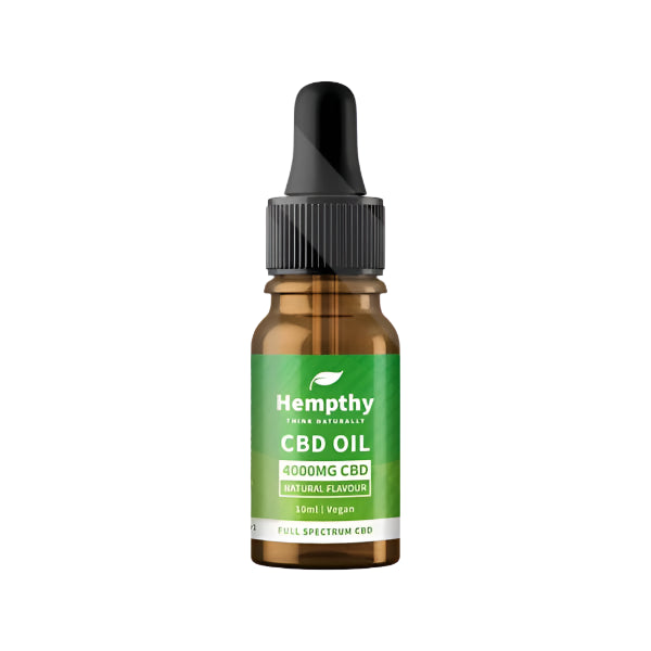 Hempthy 4000mg CBD Oil Full Spectrum Natural - 10ml
