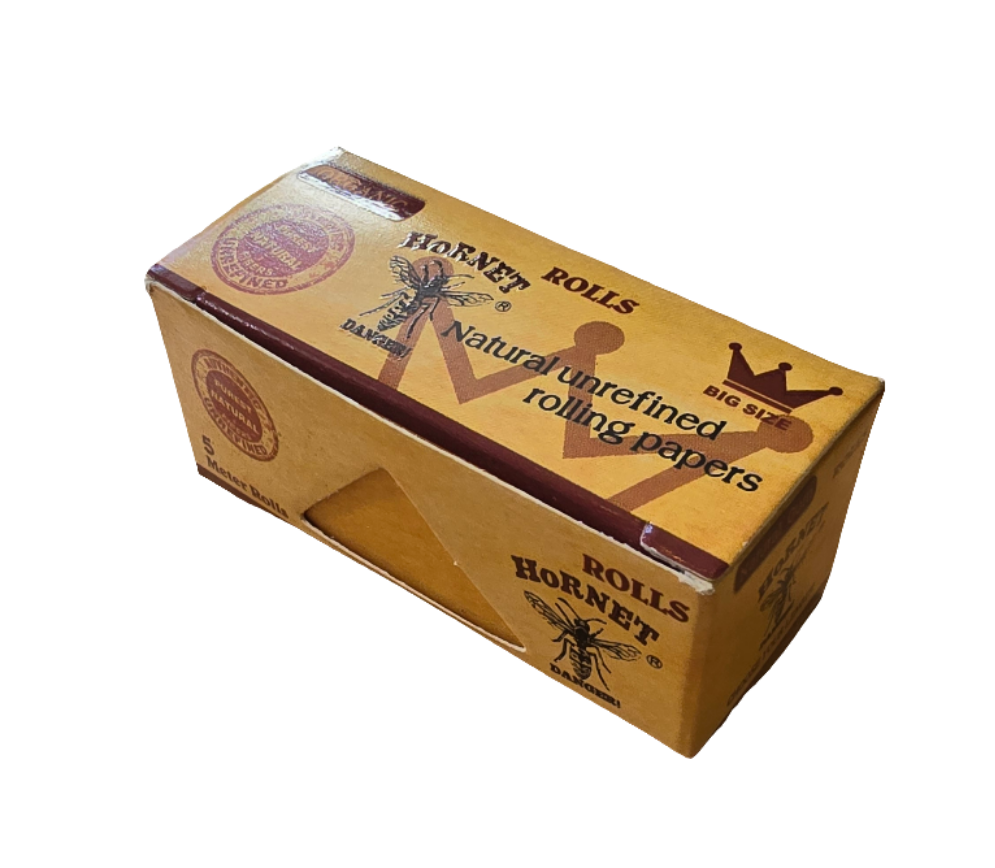 Hornet Natural Organic Papers 5 Meter Roll Single Pack