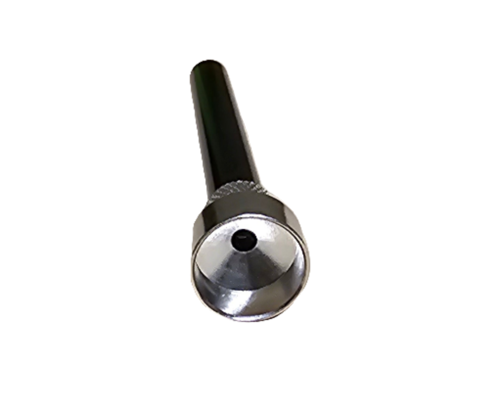Downstem Aluminium for Acrylic - Straight - 8cm