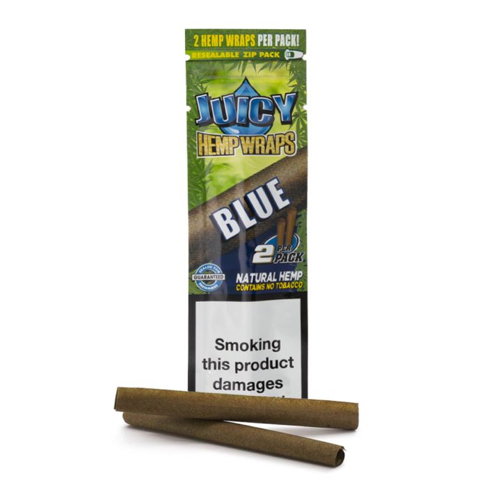 Juicy Jays Hemp Wrap - Blue - 10 Pack