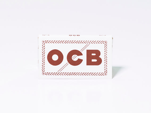 OCB WHITE Rolling Papers Small Lightweight - No 4 Double Regular/Small Single Pack