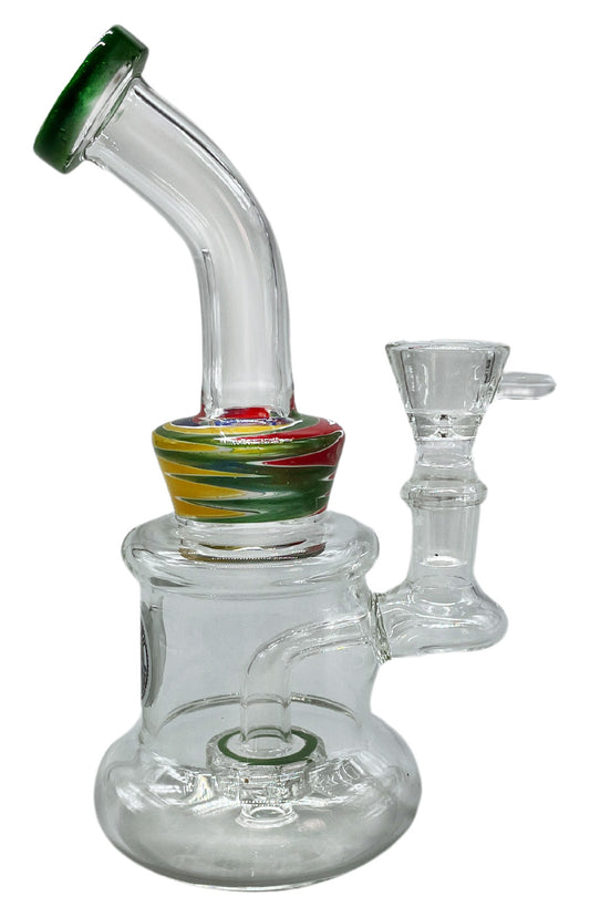 Basil Bush Glass Mini 17cm Percolator Bong (14mm) 220gm