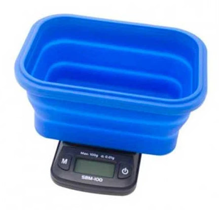 On Balance Scales 100g with Tub - 0.01g _ Blue