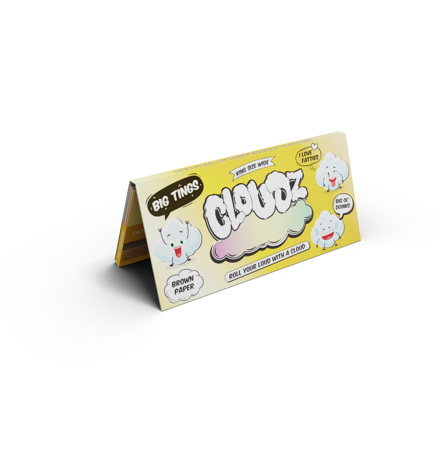 CLOUDZ Wider Rolling Papers Brown box (Box of 20) BOX