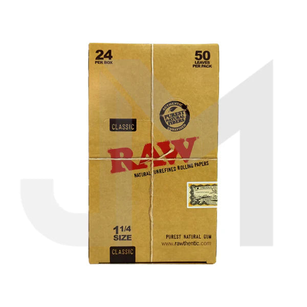 RAW CLASSIC Rolling Papers 1 1/4 10 Pack