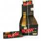 RAW Classic Single Wide Rolling Papers BLACK Single Wide S/W 50s