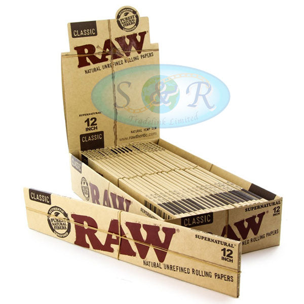 RAW CLASSIC SUPERNATURAL 12 Inch Rolling Papers Single Pack