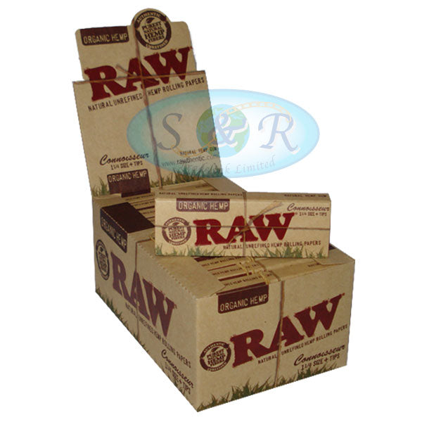 RAW ORGANIC HEMP Rolling Papers 1 1/4 Single Pack