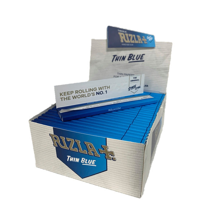 RIZLA Kingsize Rolling Papers - Blue Single Pack