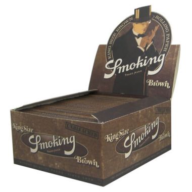 SMOKING Brown Kingsize Rolling Papers Single Pack