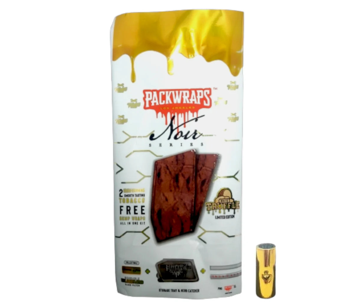 Twisted Hemp Packwraps Noir White Truffle - 10 Pack