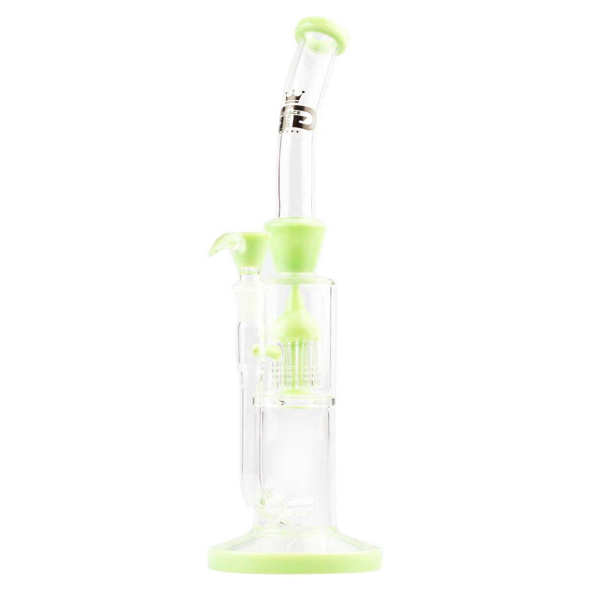 Grace Glass Limited Edition Green Barrel Bong H:33cm Socket:14cm TH:5mm