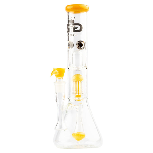 Grace Glass Limited Edition Yellow Beaker Bong H:35cm Socket:188cm TH:5mm
