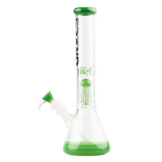 Grace Glass Limited Edition Green Beaker Bong H:37cm Socket:188cm TH:5mm