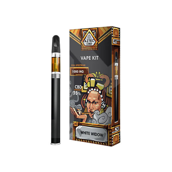 Aztec CBD 1000mg Vape Kit - 1ml - White Widow