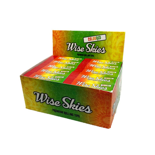 Wise Skies PREMIUM Coloured Rolling Tips - Perforated (Coloured)RYG