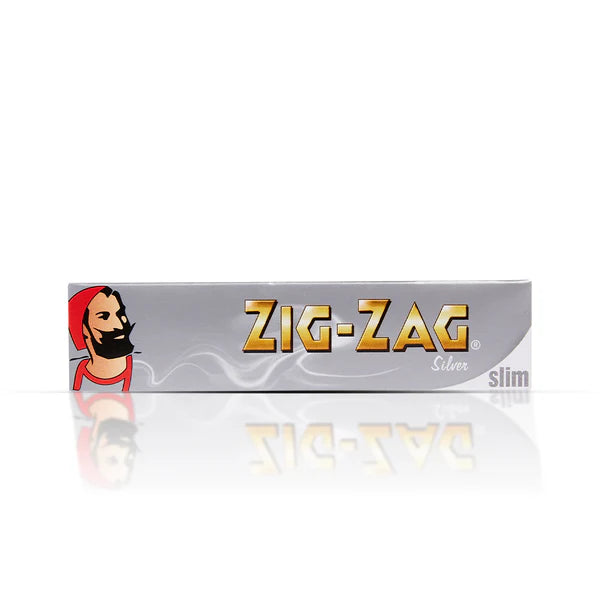 ZIG-ZAG Silver King Size Slim Rolling Papers Single Pack