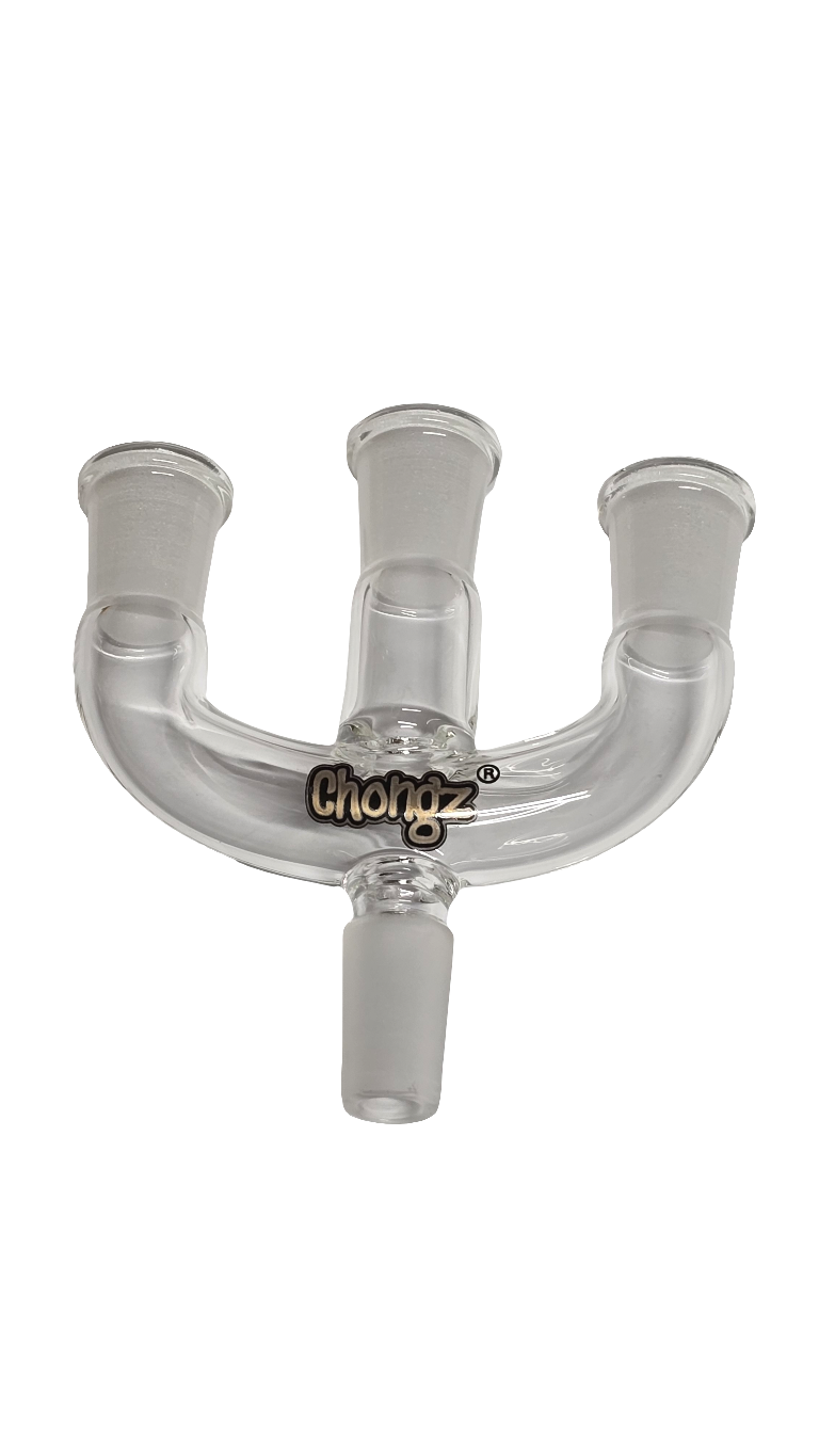 Chongz Glass 3 Bowl Splitter 14mm to 3 x 14mm