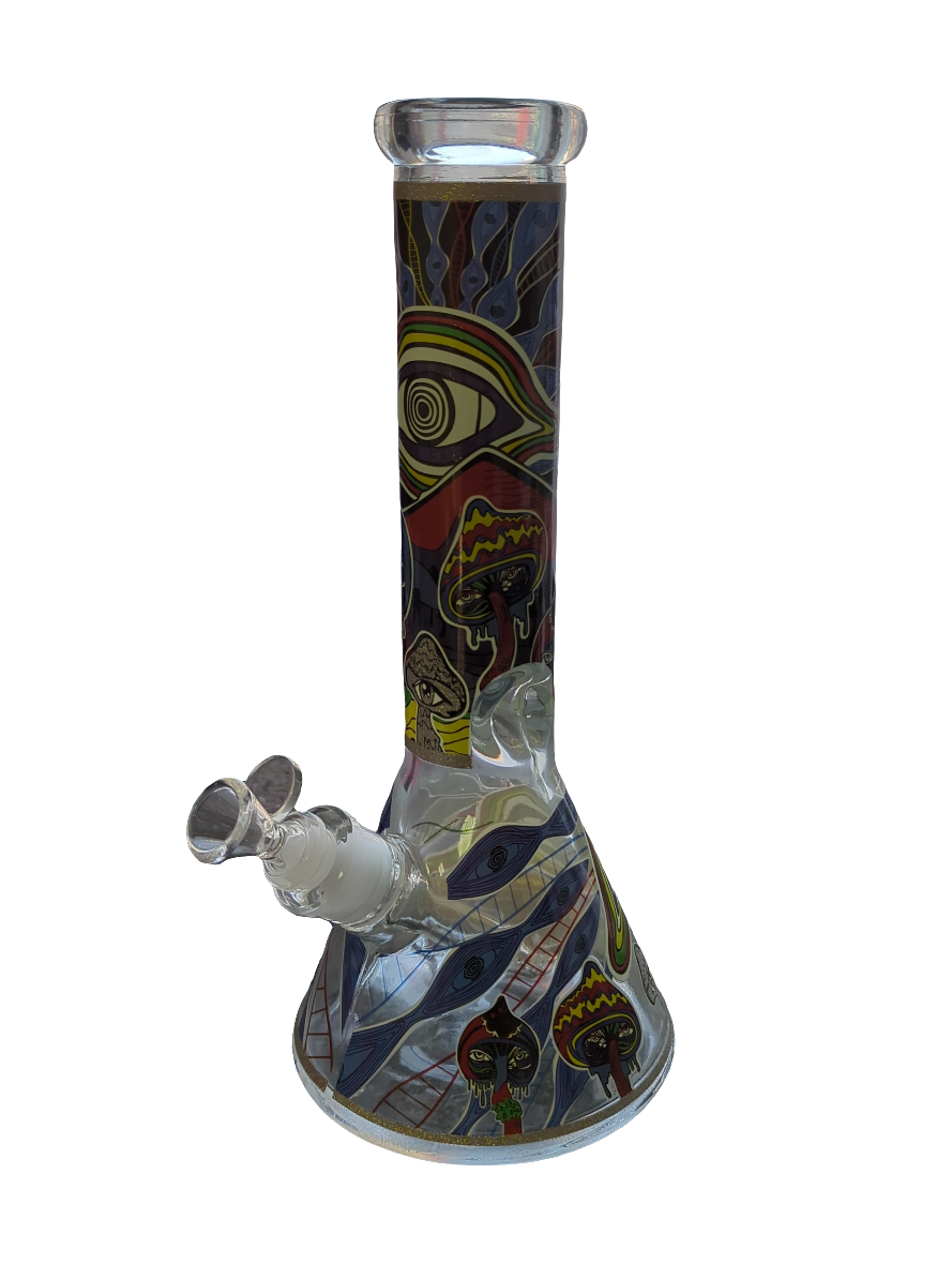 Chongz Glass 30cm Glow Series "Toads Tool" waterpipe