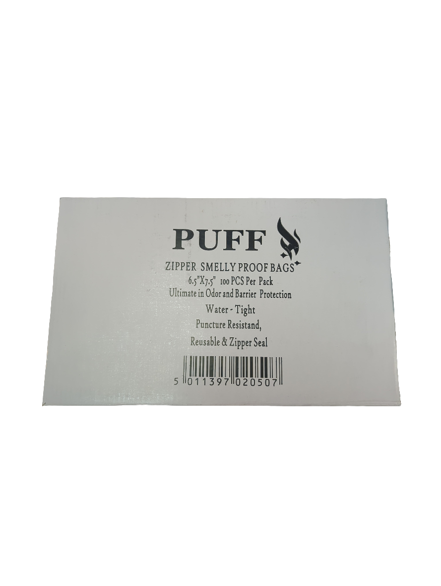 Mylar Bags Puff ( 6.5" x 7.5") (29.99 for 100)