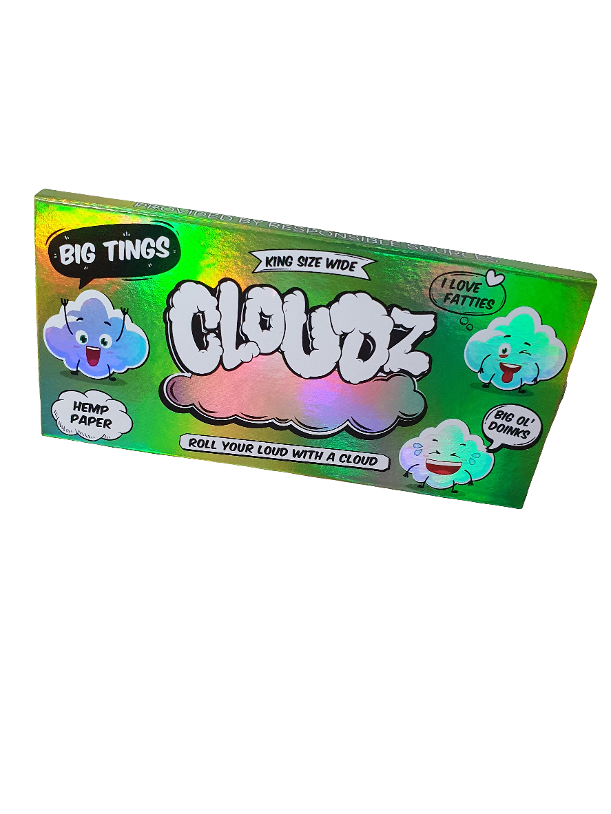 CLOUDZ Wider Rolling Papers Hemp Single Pack