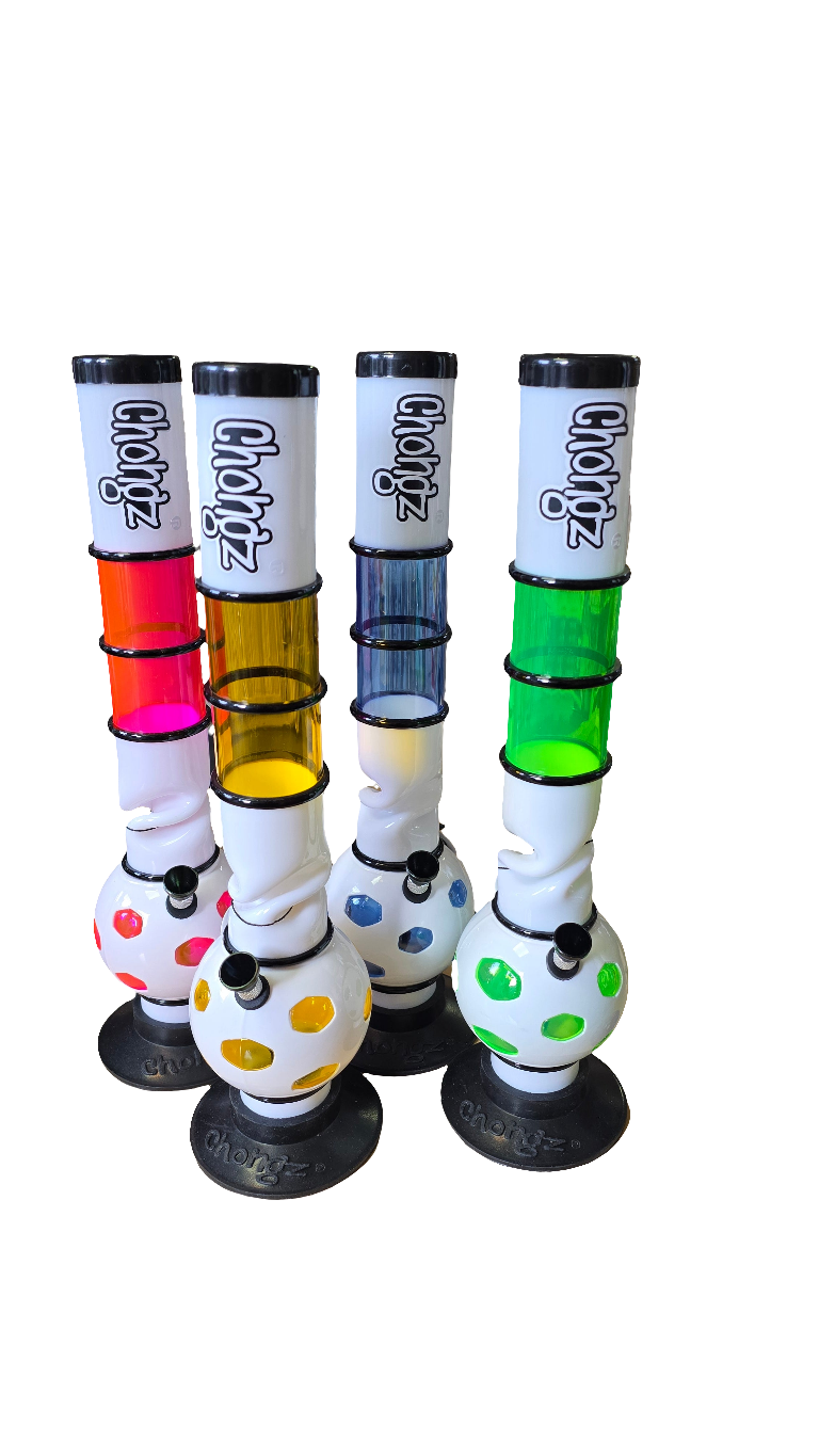 Chongz Acrylic 40cm "Debonair" Ice Twist Waterpipe