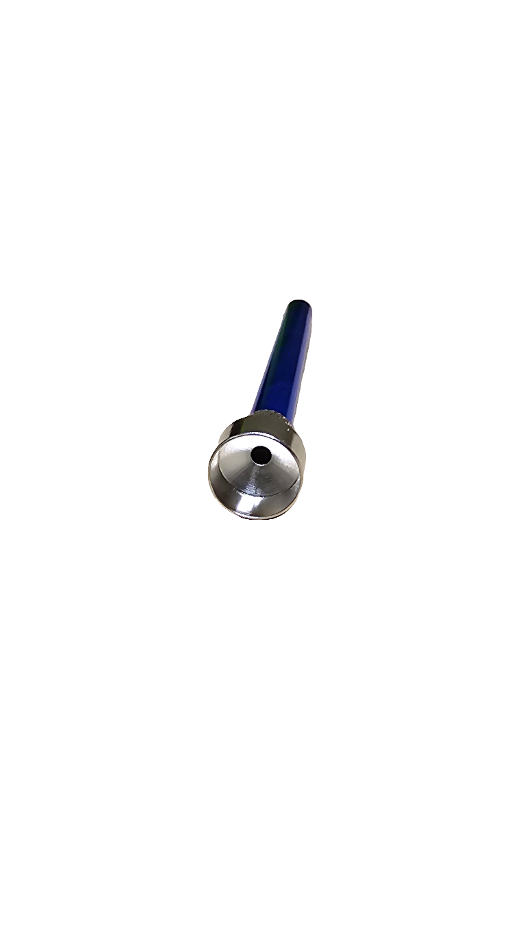 Downstem Aluminium for Acrylic - Straight - 10cm