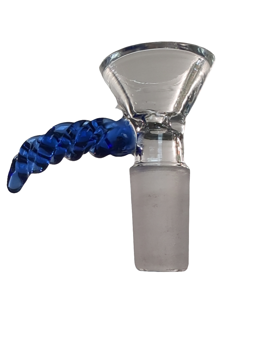 Bowl Cone + Blue Lift Handle - 14mm Male
