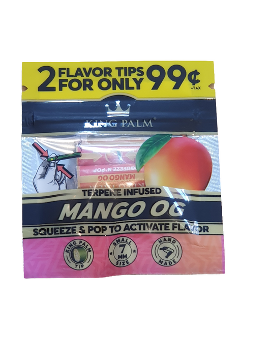 King Palm - Flavoured Tips - 2 Pack - 7mm