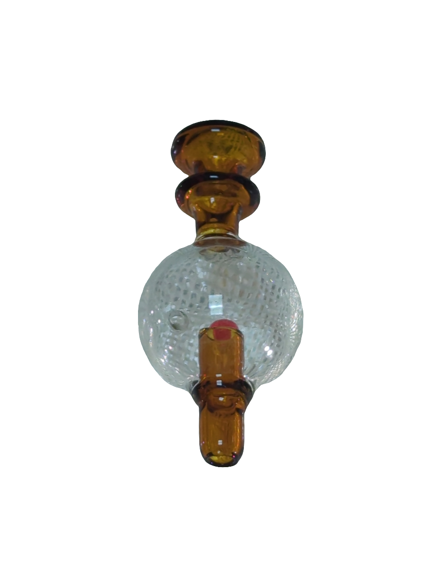 Glass Carb Cap with Terp Pearl inside