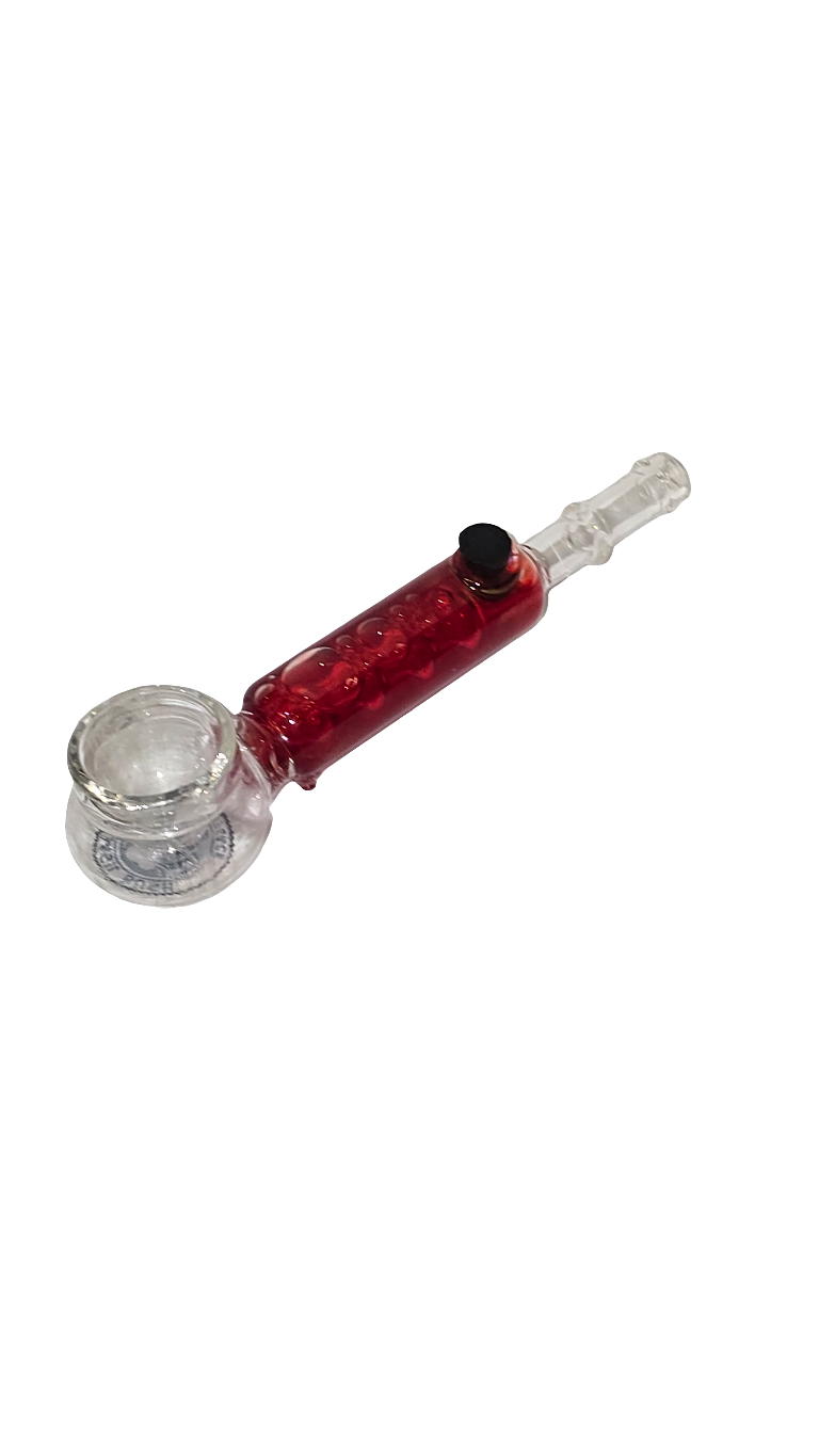 Glass 4.5 Liquid Filled Pipe - RED