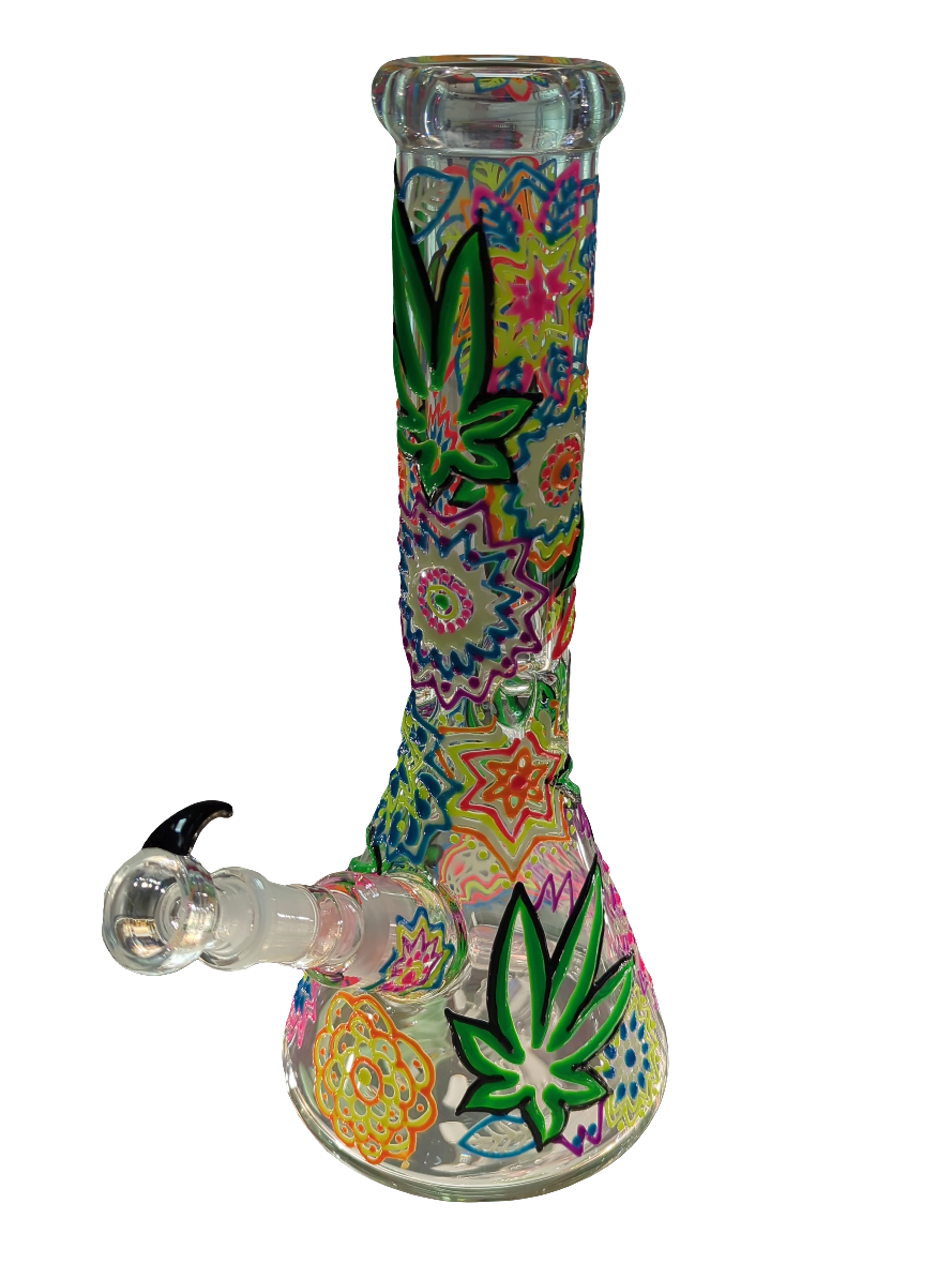 Leaf Mixed Beaker Bong H:31c