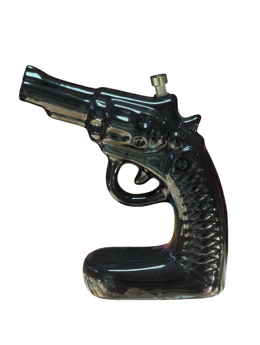 Ceramic Revolver Bong 24cm