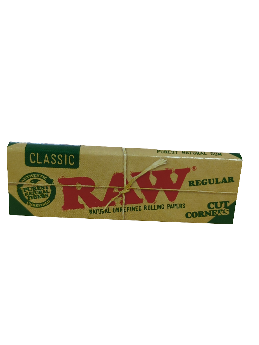 RAW CLASSIC Special Edition Cut Corners Single Wide Rolling Papers Single Pack